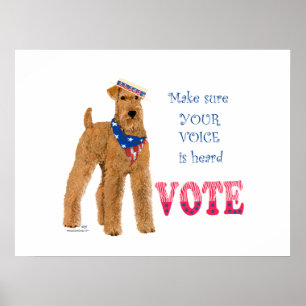 Poster Eleições do Terrier Irlandês