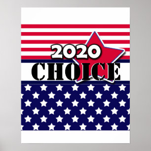 Poster Eleições na América, 2020, eleições, personalizada