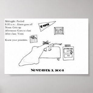 Póster Eleitor estudantil