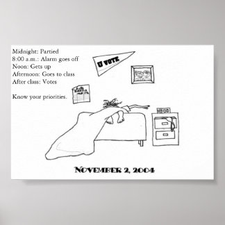 Póster Eleitor estudantil