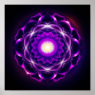 Poster Elemento do pensamento: Sahasrara / Crown Chakra