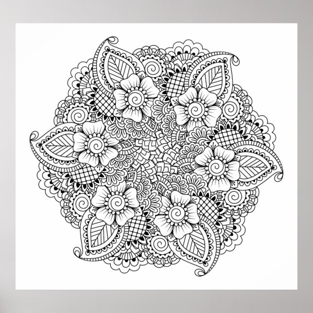 Póster Elemento redondo inspirado 2 (Frente)