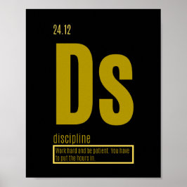 Poster Elementos fundamentais do sucesso | Disciplina