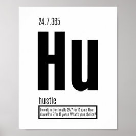 Poster Elementos fundamentais do sucesso - Hustle