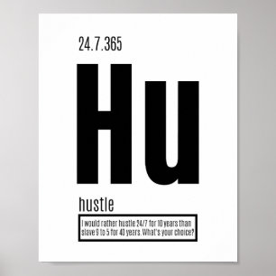 Poster Elementos fundamentais do sucesso - Hustle