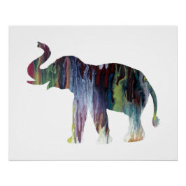 Póster Elephant Art