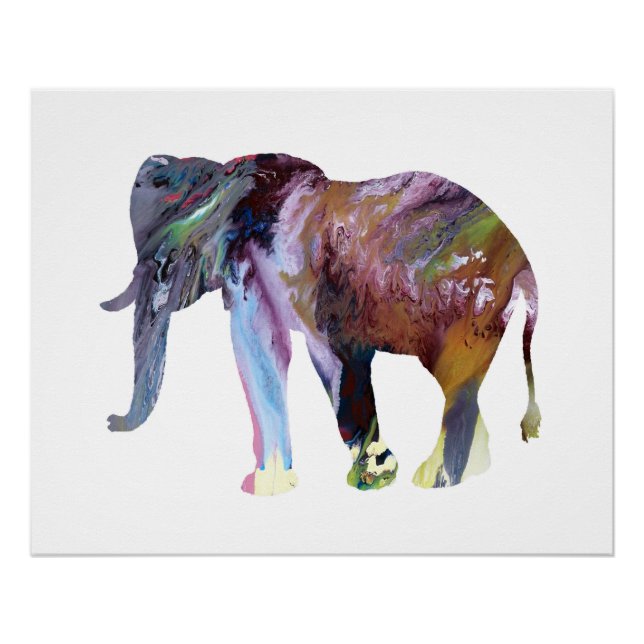 Póster Elephant Art (Frente)