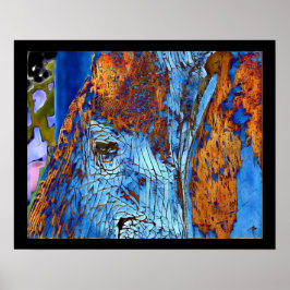 Poster Elephant Eye Fotografia Original Arte Digital
