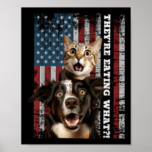 Poster Eles Comem Os Cães Os Animais Salvem Os Nossos Ani