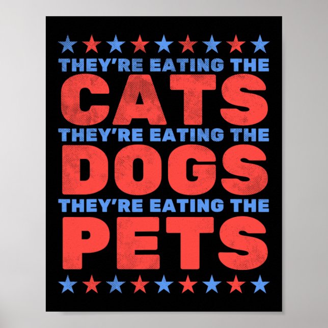 Poster Eles estão comendo os cães (Frente)