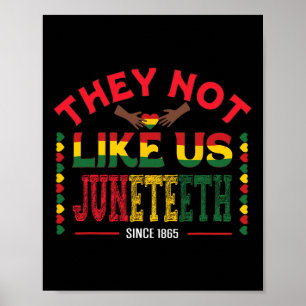Poster Eles Não Gostam De Nós, Décima Junta, Desde 1865.