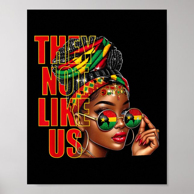 Poster Eles Não Gostam de Nós Juneteenth 1865 Orgulho, Vi (Frente)