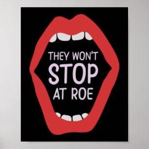 Poster Eles não pararão no feminismo real feminista