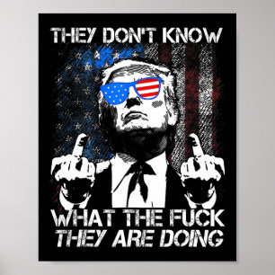 Poster Eles não sabem o que eles estão fazendo de verdade