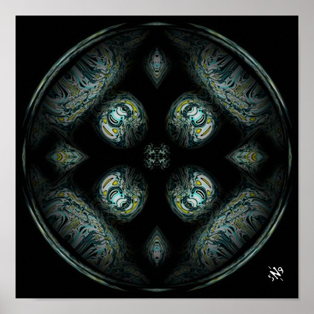 Poster Eles nos observam de cima (seres como deus/alieníg (Frente)