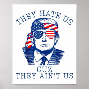 Poster Eles nos odeiam porque não nos odeiam Washington T