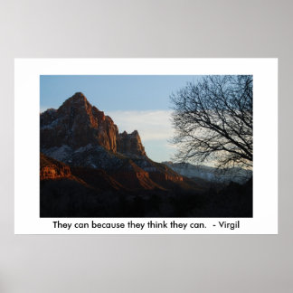 Poster Eles podem porque pensam que podem