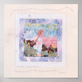 Póster Eles que esperam anjo arquivado de qualidade artís