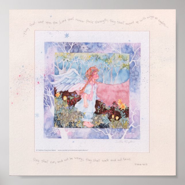 Póster Eles que esperam anjo arquivado de qualidade artís (Frente)