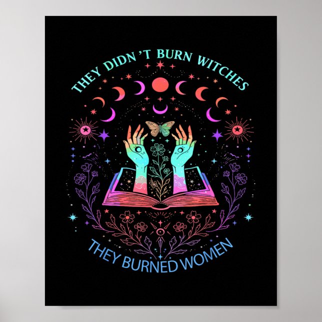 Poster Eles Queimaram Bruxas Que Queimaram Mulheres Poder (Frente)