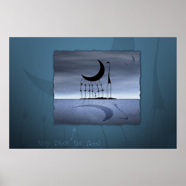 Póster Eles Roubaram A Lua (Frente)