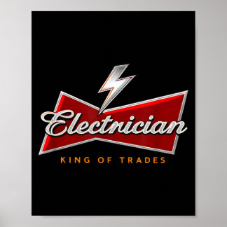 Poster Eletricista rei das trocas humor engraçado 0hnmzz 
