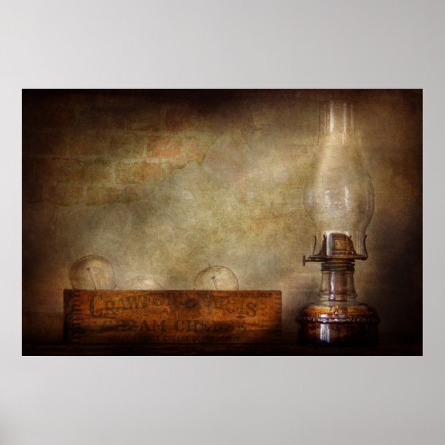 Póster Elétrico - Avanços na iluminação (Frente)