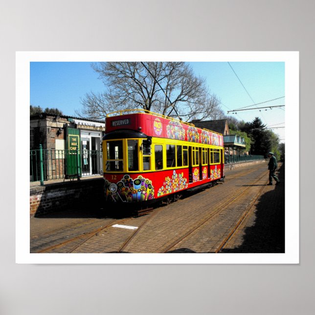 Poster elétrico reservado na estação Colyton (Frente)