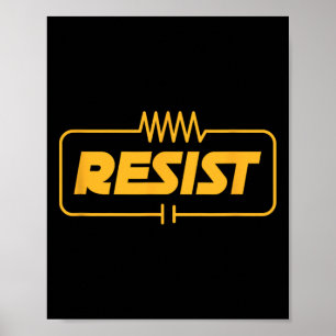 Poster Elétrico resistente ao Engenheiro elétrico eletrôn