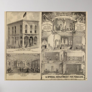 Poster Eletro Medical Institute em Rua Paul, Minnesota