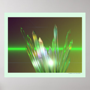 Póster Elevação de cristal