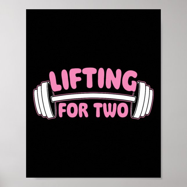 Poster Elevação Para Dois - Elevação De Peso De Gym De Wo (Frente)