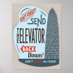 Póster Elevador