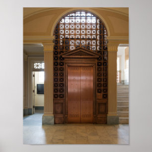 Poster Elevador da Gaiola de Latão