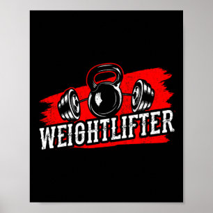 Poster Elevador de Peso Elevação da Workout Gym Elevação