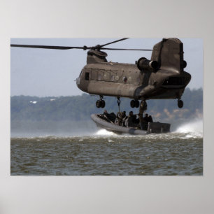 Poster Elevador do barco de CH-47 Chinook