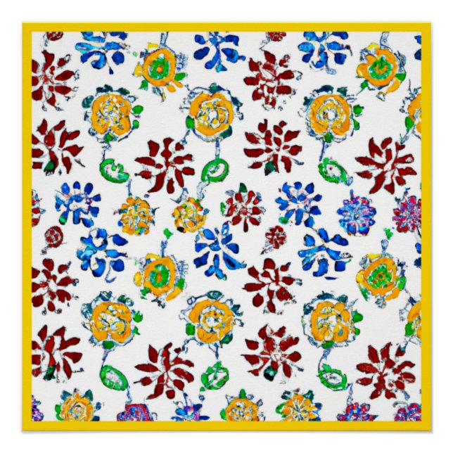 Póster Eleve seu estilo com nossos Padrões Na moda (Frente)