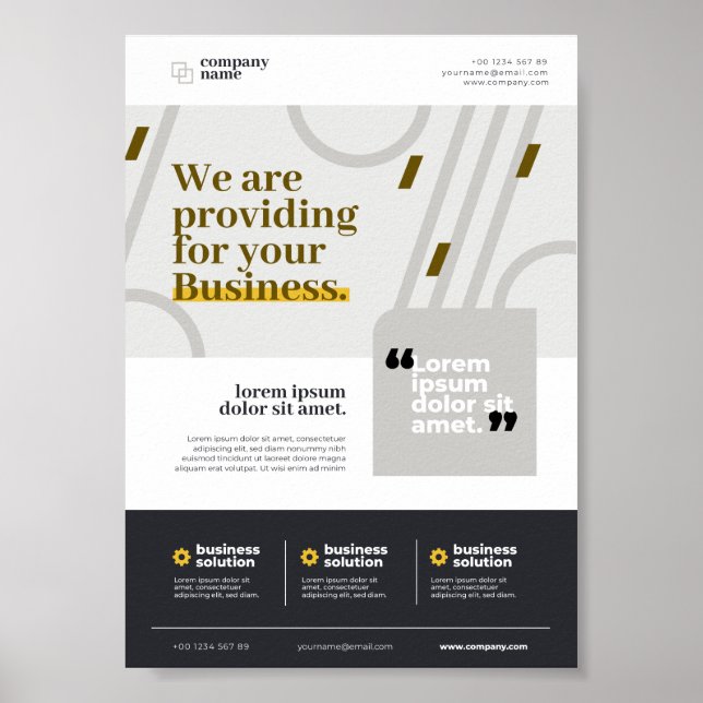 Poster Elevem Sua Empresa Hoje! (Frente)