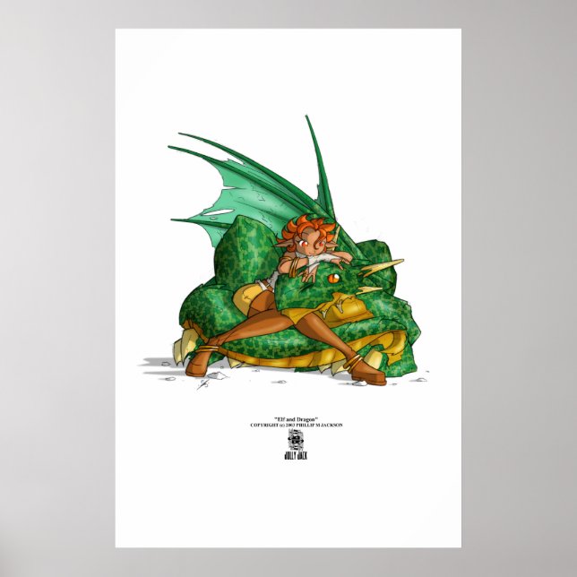 Poster Elf e Dragon (Frente)