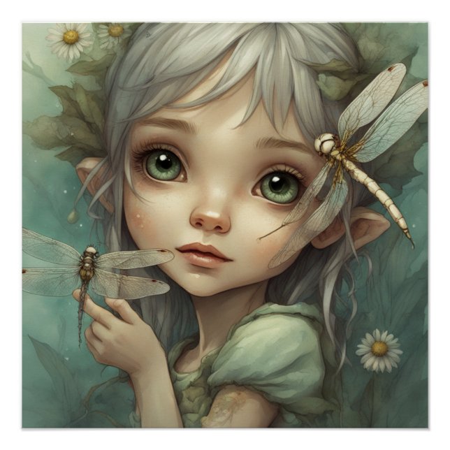 Póster Elf e Dragonfly 1 (Frente)