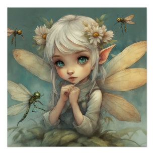 Póster Elf e Dragonfly 2