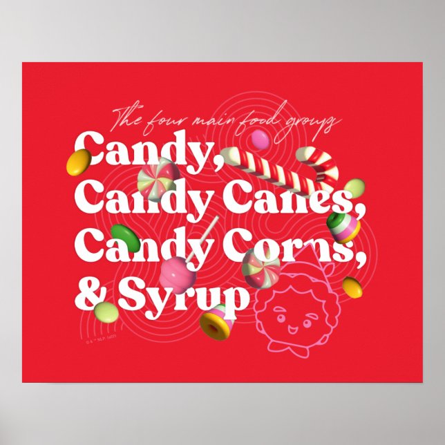 Poster Elf o Filme | Os Quatro Principais Grupos De Comid (Frente)