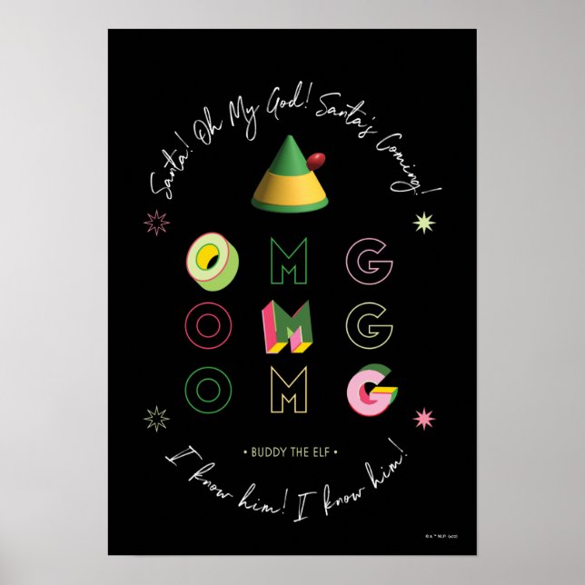 Poster Elf o Filme | PAPAIS NOEIS OMG (Frente)