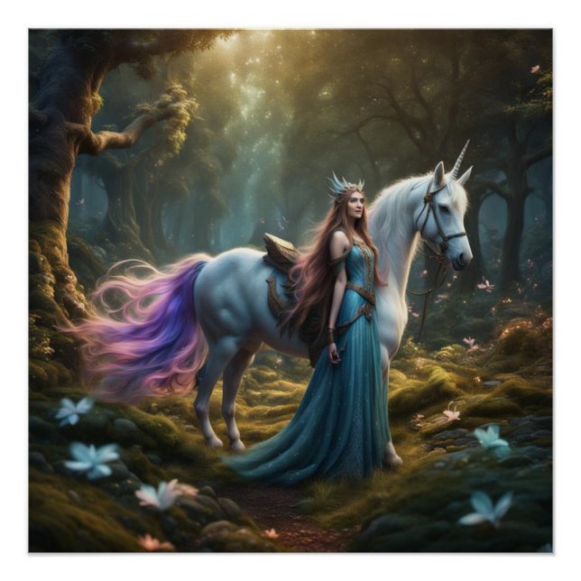 Póster Elf Unicorn Poster (Frente)