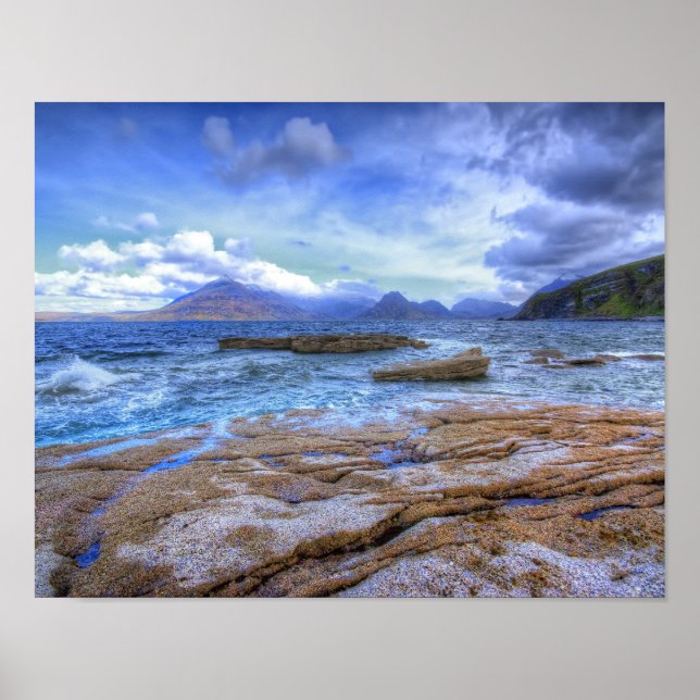 Poster Elgol, Ilha de Skye (Frente)