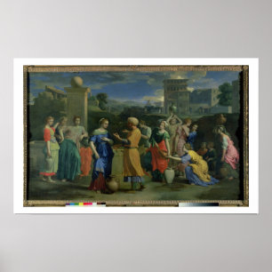 Póster Eliezer e Rebecca no bem, 1648 (óleo no canv
