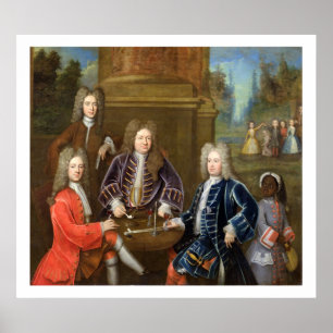 Póster Elihu Yale (1648-1721), o segundo Duque de Devonsh