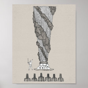 Poster Elijah no Monte Carmel - Fogo do Céu