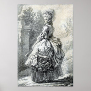 Poster Elisabeth Louise Vigée Le Brun Marie Antonette