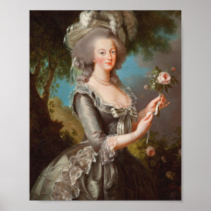 Poster Elisabeth Louise Vigee - Lebrun - Marie Antonieta